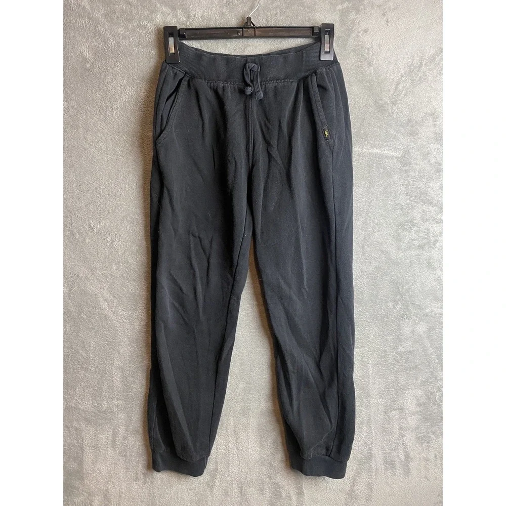 Lee Jogger Kids M (10/12) Black Cotton-Polyester Track Pants